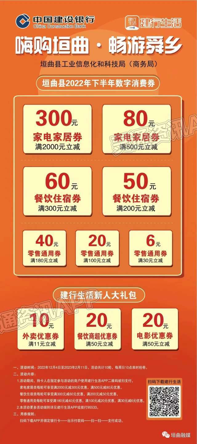 垣曲县2022年下半年数字消费券发放通告：lol比赛押注平台(图3)